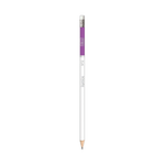 Lápis Grafite Lunix nº2 com Borracha Colorido (Azul, Verde Água, Roxo e Rosa) - Tilibra