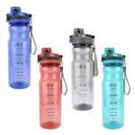 Garrafa Plástica 890ml Squeeze Sport Com Trava ( Azul, Preto, Rosa e Turquesa )  - Weeze