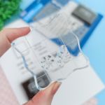 Kit de Carimbos Transparente de Silicone Planner com Base Acrílica + Carimbeira - Tilibra