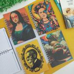 Caderno Universitário 10 Matérias Estampas Diversas 160 Folhas Espiral 20,60 x 28,50 cm - Valenetz