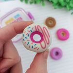 Borracha Marmitinha Mini Donuts 4 Unidades - Tilibra
