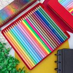 Lápis de Cor Pastel/Neon/Metálico 24 Cores na Lata - Faber-Castell