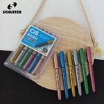 Caneta Hidrográfica Brush Metallic 6 Cores- Cis
