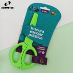 Tesoura Escolar Plástica 13cm - Onda