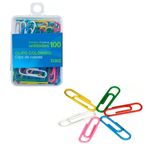 Clips Colorido 100 Unidades - Tilibra
