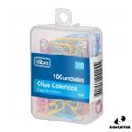 Clips Colorido 100 Unidades - Tilibra