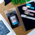 Kit Fita Washi Tape 4 Peças Shine - Importado