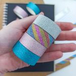 Kit Fita Washi Tape 4 Peças Shine - Importado