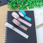 Kit Fita Washi Tape 4 Peças Shine - Importado