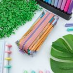 Estojo Escolar Simples Médio Cristal Candy - Fizz