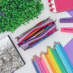 Estojo Escolar Simples Médio Cristal Candy - Fizz