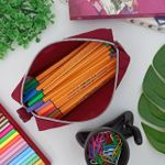 Estojo Escolar Simples Lona BLX 22 - Daterra