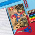 Caderno 1/4  Brochura Capa Dura Superman 14 x 20 cm 48 Folhas - São Domingos