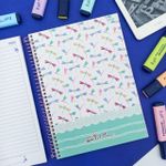Caderno Espiral Capa Dura Universitário 1 Matéria Sweet Care 20 x 27,5 cm 80 Folhas - São Domingos