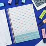 Caderno Espiral Capa Dura Universitário 1 Matéria Sweet Care 20 x 27,5 cm 80 Folhas - São Domingos