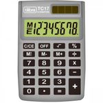 Calculadora Eletrônica de Bolso 8 Dígitos TC17 Cinza - Tilibra