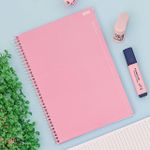 Caderno Espiral Capa Dura Universitário 1 Matéria Colors 20 x 27,5 cm 80 Folhas - São Domingos