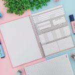 Caderno Espiral Capa Dura Universitário 1 Matéria Colors 20 x 27,5 cm 80 Folhas - São Domingos