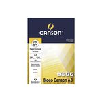 Bloco de Desenho Escolar A3 A4 20 Folhas - Canson
