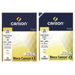Bloco de Desenho Escolar A3 A4 20 Folhas - Canson
