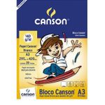Bloco de Desenho Escolar A3 20 Folhas 140 g/m² - Canson