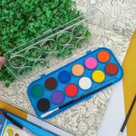 Aquarela em Pastilhas 12 Cores - Tilibra