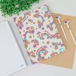 Caderno Universitário Colorido D+ 10 Matérias 200 Folhas 20 x 27,5 cm - Tilibra