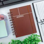 Agenda Permanente Executiva Colorida 10 x 14 cm 160 Folhas - Interponte