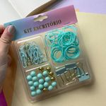 Kit Escritorio (Prendedor 19mm, Tachinha, Elástico e Clips) - Interponte