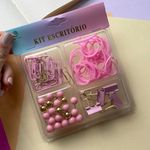 Kit Escritorio (Prendedor 19mm, Tachinha, Elástico e Clips) - Interponte