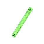 Régua Colorida 30 cm Flexível (Azul, Rosa, Lilás e Verde) - Onda