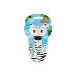 Tesoura Escolar Plástica Zoo Zebra 12 mm - Tilibra