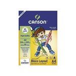 Bloco de Desenho Layout A4 50 Folhas 60 g/m² - Canson