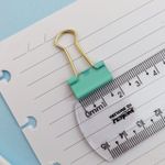 Prendedor de Papel 19mm 6 Unidades (Lilás, Rosa e Verde Água) - Interponte