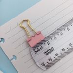 Prendedor de Papel 19mm 6 Unidades (Lilás, Rosa e Verde Água) - Interponte