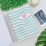 Caderno Universitário Espiral Kbom 20 Matérias 20 x 27,5 cm 400 Folhas - São Domingos