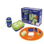 Kit Lanche para Lancheira  Dino Garrafa Plástica + Marmita - Leo&Leo