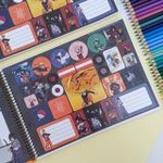 Caderno Cartografia Espiral Naruto 60 Folhas Capa Dura - São Domingos