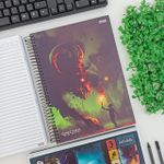 Caderno Universitário Espiral 10 Matérias Sinistro 20 x 27,5 cm 160 Folhas - São Domingos