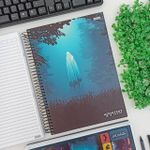 Caderno Universitário Espiral 10 Matérias Sinistro 20 x 27,5 cm 160 Folhas - São Domingos