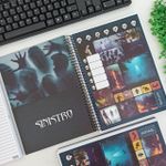 Caderno Universitário Espiral 10 Matérias Sinistro 20 x 27,5 cm 160 Folhas - São Domingos