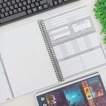 Caderno Universitário Espiral 10 Matérias Sinistro 20 x 27,5 cm 160 Folhas - São Domingos