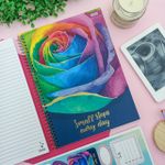 Caderno Universitário Capa Dura Espiral Mulher 20 x 27,5 cm 80 Folhas - São Domingos