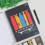 Caderno Espiral Capa Dura Universitário 1 Matérias Be Strong 20 x 27,5 cm 80 Folhas - São domingos