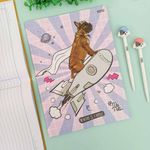 Caderno Brochura Universitário My Pets 20 x 27,5 cm 48 Folhas - São Domingos