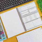 Caderno Universitário 1 Matéria Pixel Kraft 20 x 27,5 cm 80 Folhas - São Domingos