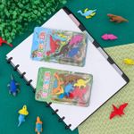 Mini Borracha Dinossauros 5 Peças - Importado
