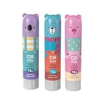 Cola Branca em Bastão 13g Cis Fun (Coala, Porco e Urso) - Cis