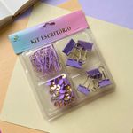 Kit Escritorio (Prendedor 19mm, Prendedor 25mm, Tachinhas e Clips) - Interponte