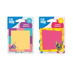 Bloco Adesivo Colorido (Stick Notes Pop Music e Dog) 75 x 75 mm com 20 folhas - Cis